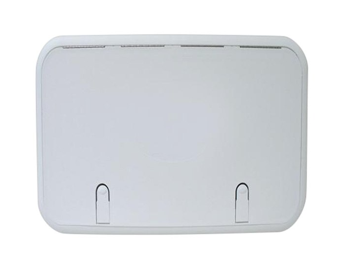 T-H Marine Designer Series Polar White Rectangular Non-Locking Hatch  • HDS-1317-2-DP