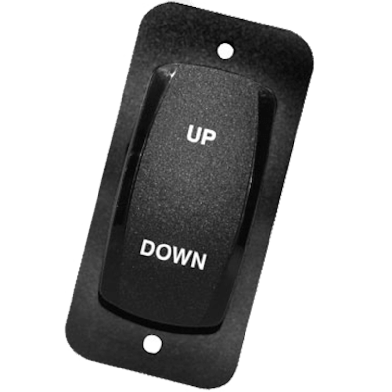 Lenco Hatch Lift Rocker Switch (Single) - 12 & 24-Volt - Single Hatch Lift Application  • 15096-001