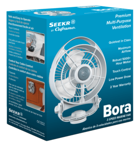 Caframo Bora 12 V White 3-Speed Cabin Fan  • 748CAWBX