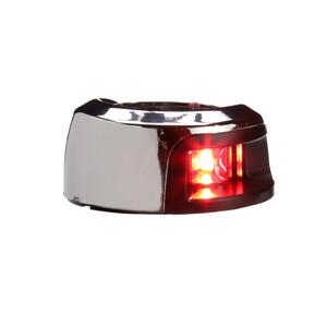 Attwood LightArmor Stainless Steel Deck Mount Port Side Red LED Light  • NV2012SSR-7