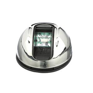 Attwood LightArmor Stainless Steel Vertical Deck Mount Starboard Side Green LED Light  • NV3012SSG-7