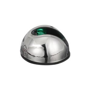 Attwood LightArmor Stainless Steel Vertical Deck Mount Starboard Side Green LED Light  • NV3012SSG-7