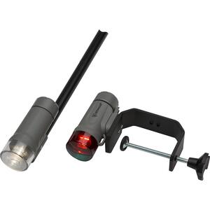 Attwood Clamp-On Portable LED Light Kit - Marine Gray  • 14190-7