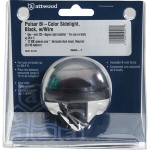 Attwood 12 V Deck Mount Bi-Color Side Light  • 5045-7