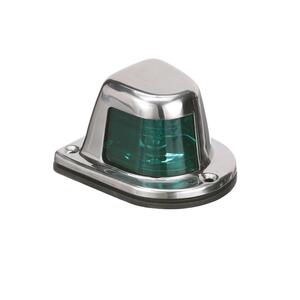 Attwood 12 V Stainless Steel Deck Mount Starboard Side Light  • 66319G7