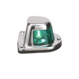 Attwood 12 V Stainless Steel Deck Mount Starboard Side Light  • 66319G7