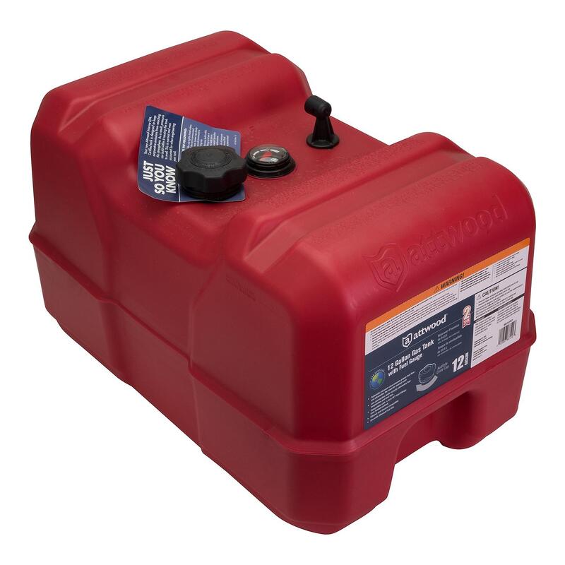 Attwood 12 Gallon Fuel Tank with Gauge  • 8812LPG2