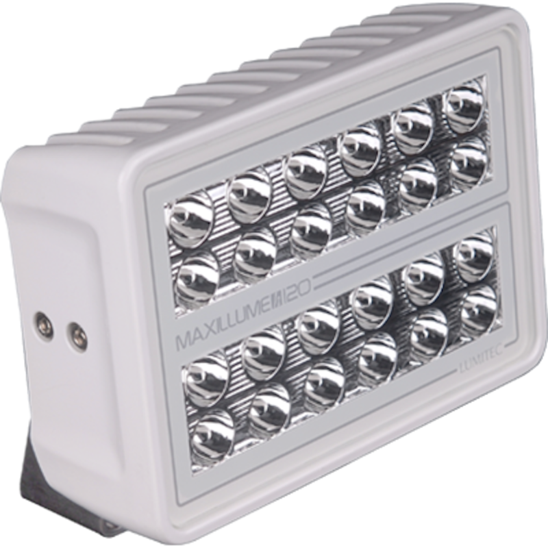 Lumitec Maxillume H120 - Trunnion Mount Flood Light - White Housing - White Dimming  • 101346