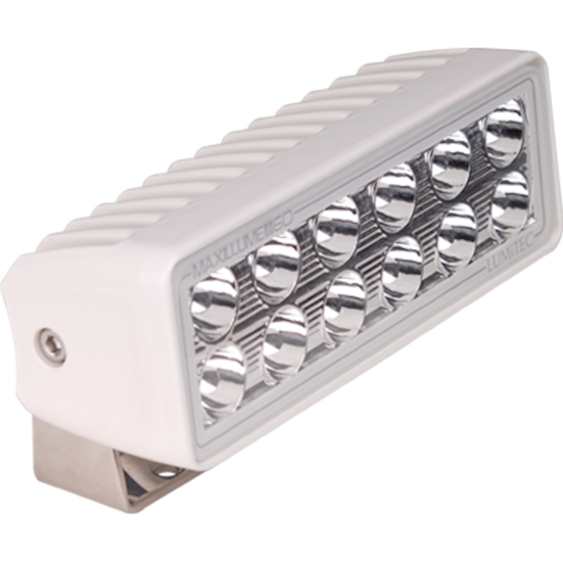 Lumitec Maxillume H60 - Trunnion Mount Flood Light - White Dimming - White Housing  • 101334