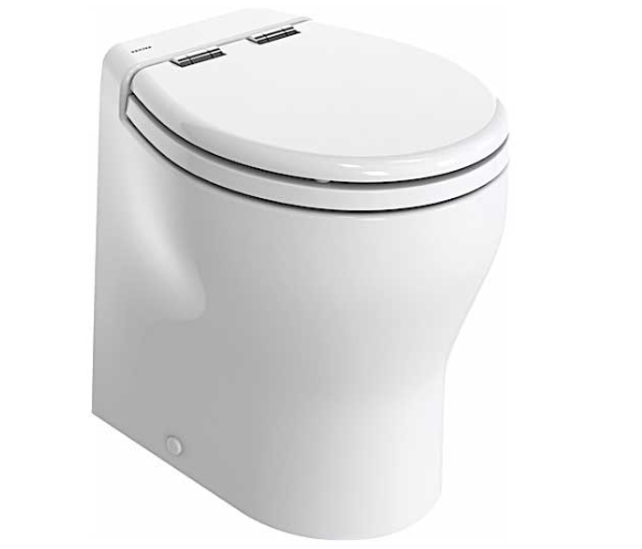 Thetford Tecma Silence Plus 1 White Porcelain 12V High Profile Built-In Toilet with Electric Solenoid  • 98262