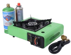 Flame King Portable Butane & Propane Gas Stove with Single Burner • YSNVT-505