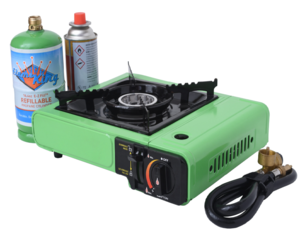 Flame King Portable Butane & Propane Gas Stove with Single Burner  • YSNVT-505