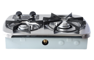 Flame King 2 Burner Built-In RV Stove with Wind Shield, CSA Approved  • YSNHT600