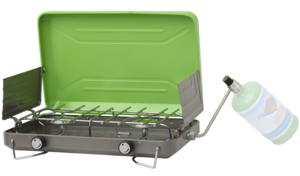 Flame King 2 Burner Portable Propane Gas Classic Camping Stove Grill  • YSNVT-101