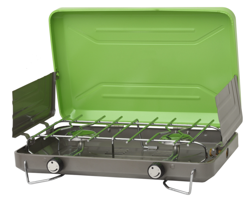 Flame King 2 Burner Portable Propane Gas Classic Camping Stove Grill  • YSNVT-101