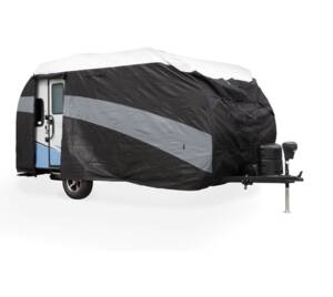 Camco Pro-Tec Mini Travel Trailer Cover, Fits Trailers Up to 16'2