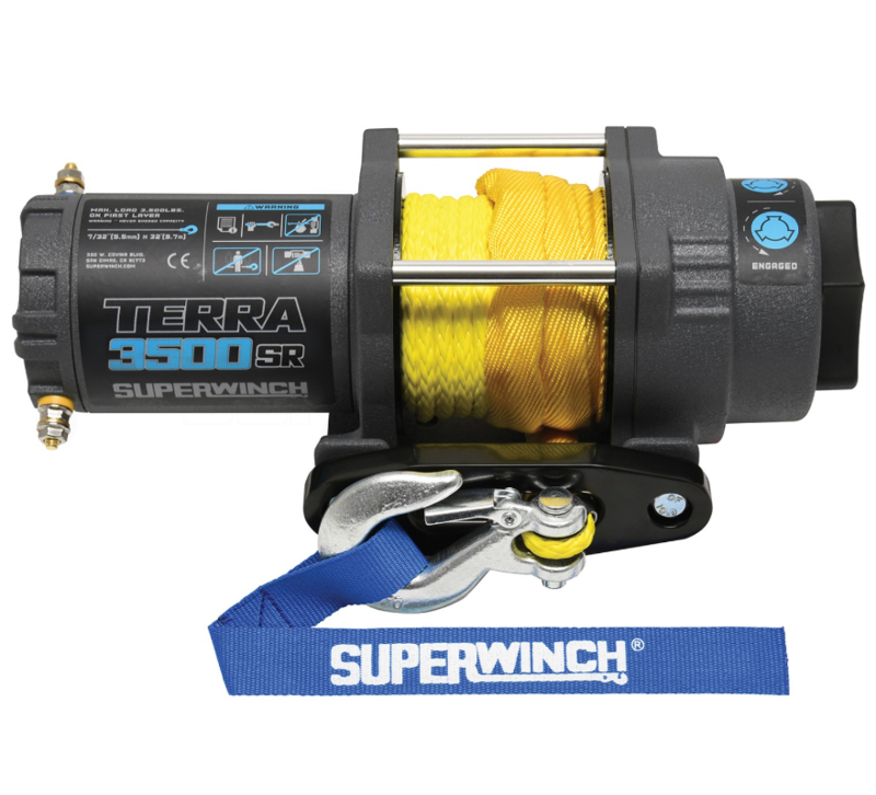 Superwinch Terra 3500SR 12V Synthetic Rope Winch No Reviews Yet  • 1135270