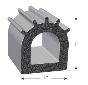 AP Products Ribbed D-Seal With Tape - 1