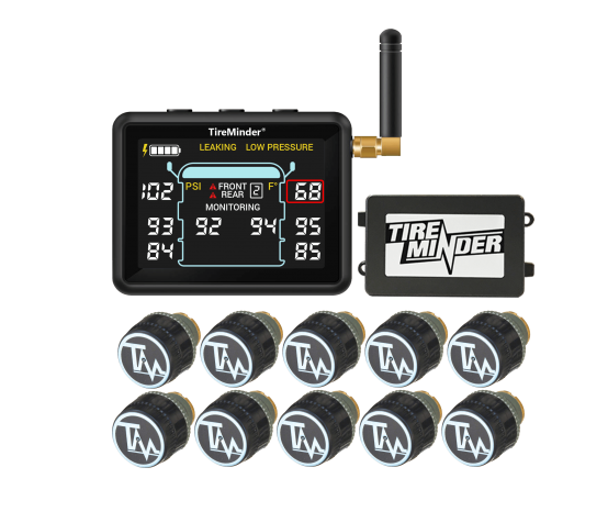 TireMinder i10 with 10 External Transmitters  • TM22143