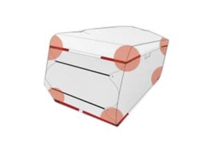 ADCO Designer Series 5th Wheel Trailer Cover (Gray with White Roof, Up to 34') • 36855