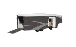 ADCO Designer Series 5th Wheel Trailer Cover (Gray with White Roof, Up to 34') • 36855