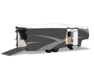 ADCO Designer Series 5th Wheel Trailer Cover (Gray with White Roof, Up to 43')  • 36858