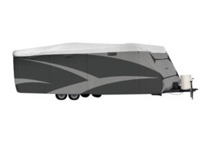 ADCO Designer Series Travel Trailer Cover (Gray with White Roof, Up to 28'6