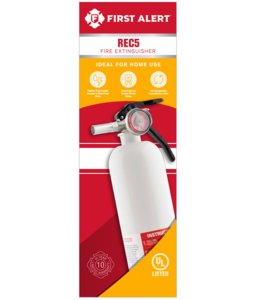 First Alert Rechargeable Recreation Fire Extinguisher UL Rated 5-B:C  • REC5