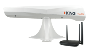 King Falcon Directional Wi-Fi Antenna Bundle, White  • KF1000