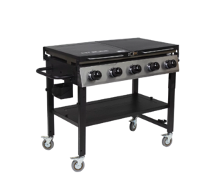 Pit Boss 5-Burner Griddle with 2 Folding Side Shelves  • 10762