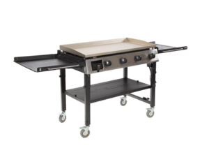 Pit Boss 4-Burner Griddle with 2 Folding Side Shelves  • 10555