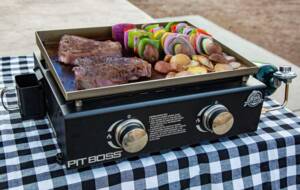 Pit Boss Portable Tabletop 2-Burner Griddle  • 10557