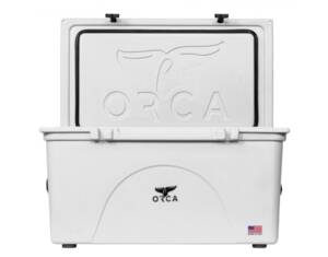 ORCA 140-Quart Hard Side Cooler – White  • ORCW140