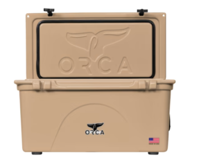 ORCA 75-Quart Hard Side Cooler – Tan  • ORCT075