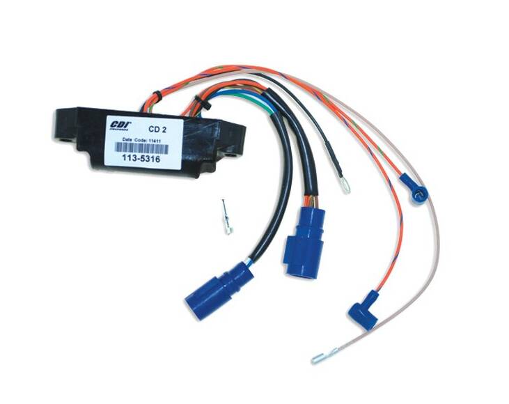 CDI Power Pack, 2-Stroke Johnson/Evinrude Outboard Engines; 2 Cylinder; 6700 RPM Limit • 113-5316