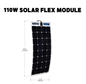 Go Power 110 Watt Flexible Solar Kit with 30 Amp Controller  • 83109