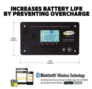 Go Power 110 Watt Flexible Solar Kit with 30 Amp Controller  • 83109