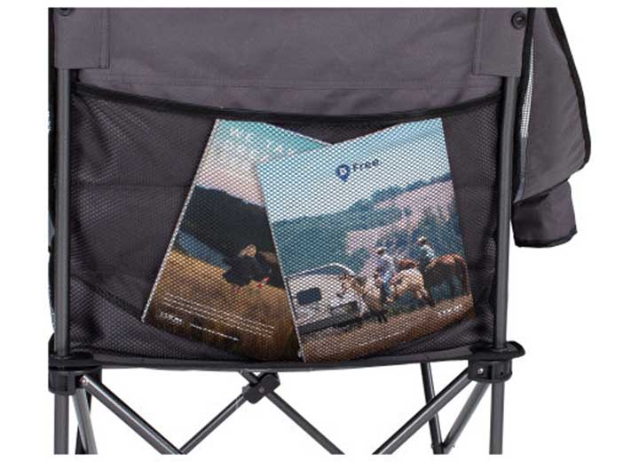 Lippert Campfire Folding Camping Chair, Dark Grey  • 2021128652