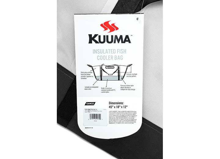 Kuuma 80 Quart Insulated Fish Cooler Bag  • 50180