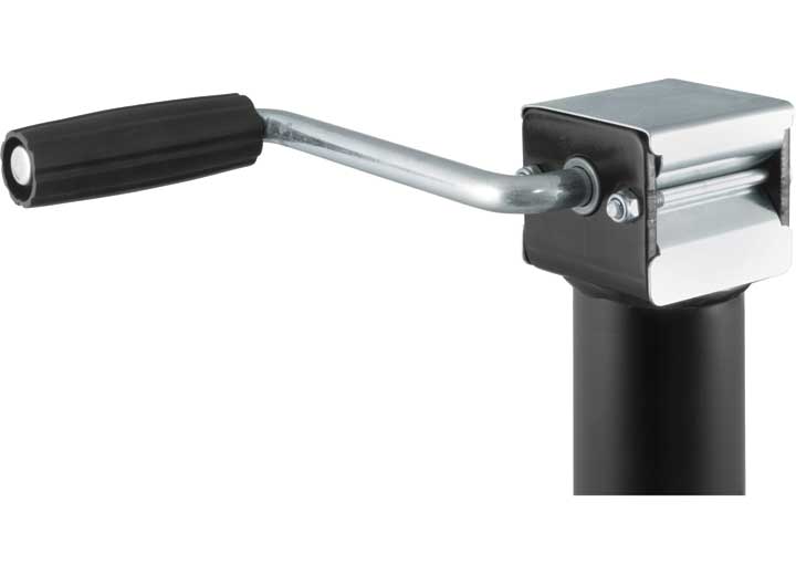 Curt Bracket-Mount Swivel Jack with Side Handle, 2,000 LBS, 10