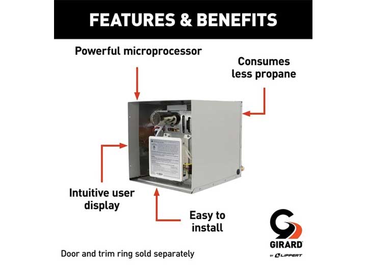 Girard Tankless RV Water Heater, 42,000 BTU  • 2022107534