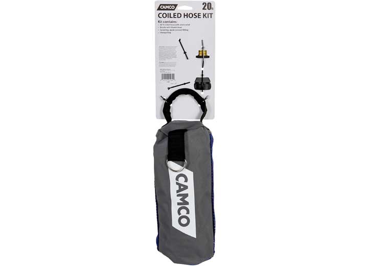 Camco 20' Coiled Hose and Spray Nozzle Kit  • 41980