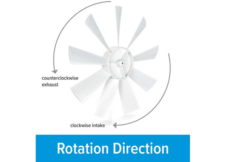 Camco Replacement RV Vent Standard Fan Blade  • 40428