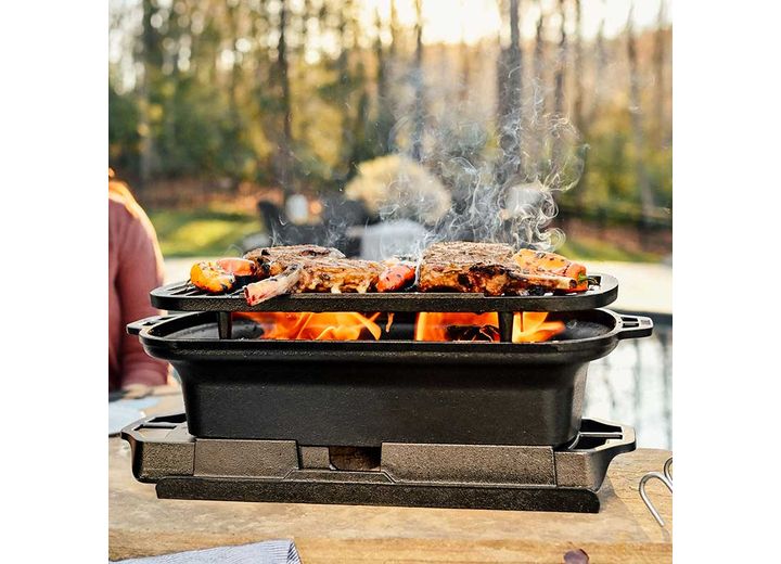 Lodge Sportsman’s Pro Cast Iron Grill  • LSPROG