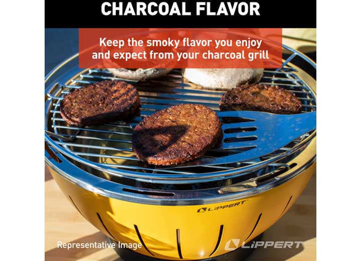 Lippert Odyssey Portable Charcoal Grill - Amber  • 2021106514