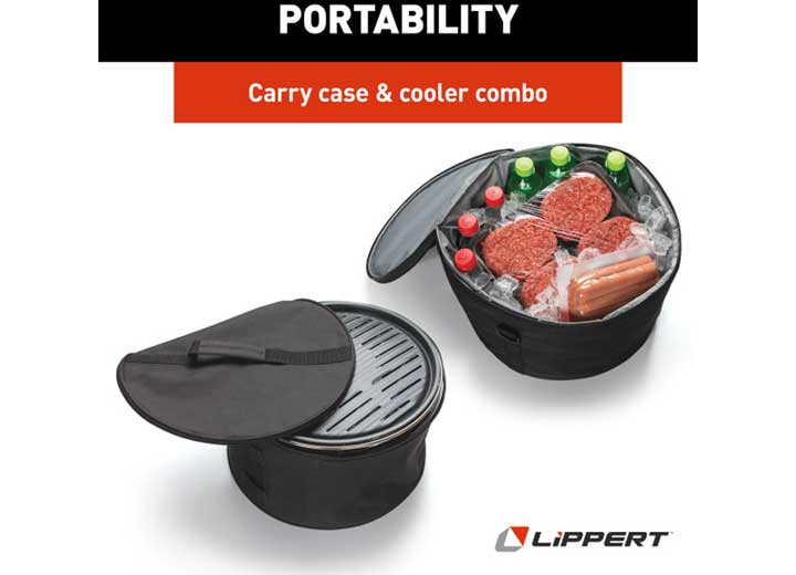 Lippert Odyssey Portable Charcoal Grill - Amber  • 2021106514