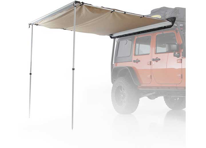 Smittybilt Retractable Tent Awning; 8.2' X 6.2', Coyote Tan  • 2784