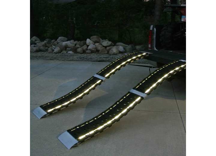 CargoSmart LED Hybrid S-Curve Centerfold Loading Ramp, 750 LB Capacity, 12