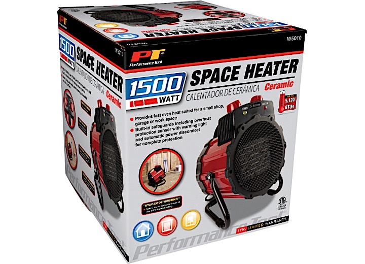 Performance Tool 1500W Ceramic Space Heater  • W5010