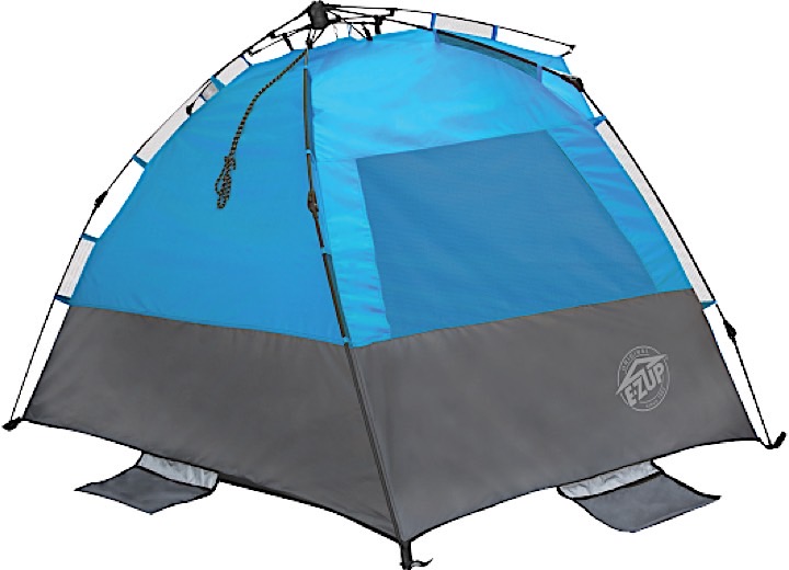 E-Z UP Wedge Beach & Sport Tent, 8', Splash, Carry Bag  • WT8SP